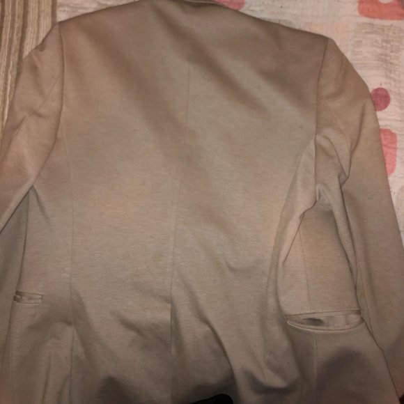 Topman Cream Silk Blazer - Picture 2 of 3